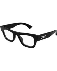 Gucci - Gg1840O 005 Optical Frames Acetate Transparent Squared - Lyst