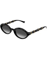 Gucci - Gg2059S 001 Sunglasses Injected Round - Lyst