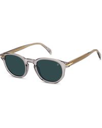 David Beckham - Db 1007/S Kb7/Ku Sunglasses Acetate Round - Lyst