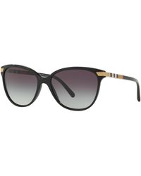 Burberry - Be4216 30018G Sunglasses Acetate Cat Eye Normal Shaded - Lyst