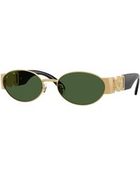 Versace - Ve2299 100271 Sunglasses Metal Round Normal - Lyst