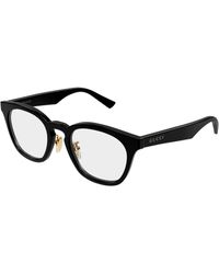 Gucci - Gg2187Oa 001 Optical Frames Acetate Transparent Round - Lyst