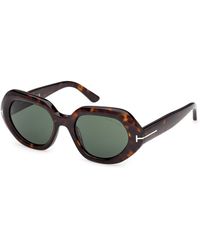 Tom Ford - Ft1317 April-02 52N Sunglasses Acetate Geometric Normal - Lyst