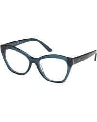 Guess - Gu50177 087 Optical Frames Acetate Geometric Normal - Lyst