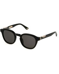 Police - Spll82 Origins 60 700P Sunglasses Acetate Smoke Round Polarized - Lyst