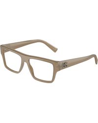 Dolce & Gabbana - Dg3382 3089 Optical Frames Acetate Transparent Squared Normal - Lyst