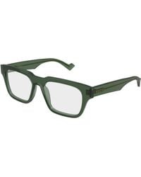 Gucci - Gg0963O 003 Optical Frames Acetate Transparent Squared - Lyst