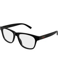 Gucci - Gg2108O 004 Optical Frames Injected Transparent Squared - Lyst