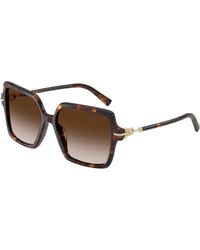Tiffany & Co. - Tf4260U 80153B Sunglasses Acetate Squared Normal Nuanced - Lyst