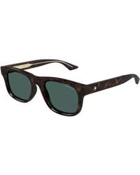 Montblanc - Mb0421S 002 Sunglasses Acetate Squared - Lyst