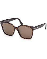 Tom Ford - Ft1312 Iris-02 52H Sunglasses Acetate Butterfly Polarized - Lyst
