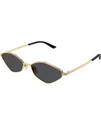 Gucci - Gg2222S 001 Sunglasses Metal Geometric - Lyst