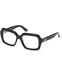 Guess - Gu50226 001 Optical Frames Acetate Squared Normal - Lyst