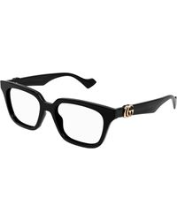 Gucci - Gg1537Ok 001 Optical Frames Injected Transparent Squared - Lyst