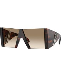 Versace - Ve4515 5217T5 Sunglasses Injected Squared Normal Nuanced - Lyst