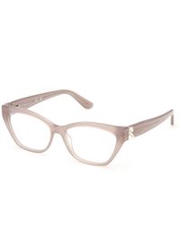 Guess - Gm50062 59 Optical Frames Acetate Cat Eye Normal - Lyst