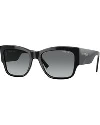 Vogue Eyewear - Vo5462S W44/11 Sunglasses Acetate Squared Normal Shaded - Lyst