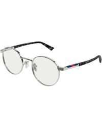 Gucci - Gg1966Ok 003 Optical Frames Metal Transparent Round - Lyst
