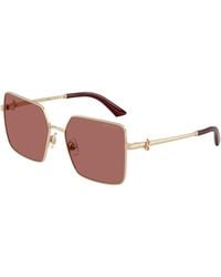 Jimmy Choo - Jc4031B 300669 Sunglasses Steel Squared Normal - Lyst