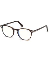 Tom Ford - Ft5583-B 052 Optical Frames Acetate Geometric Normal - Lyst