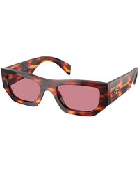 Prada - Pr A01S 13O80B Sunglasses Acetate Pillow Normal - Lyst