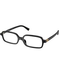 Miu Miu - Mu 01Yv 16K1O1 Optical Frames Acetate Squared Normal - Lyst