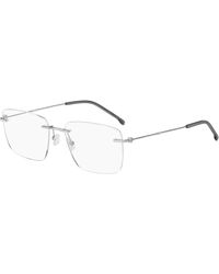 BOSS - Boss 1706/F 010 Optical Frames Metal Squared Normal - Lyst
