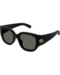 Gucci - Gg1599Sa 001 Sunglasses Injected Round - Lyst