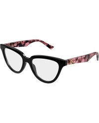 Gucci - Gg2179O 003 Optical Frames Acetate Transparent Cat Eye - Lyst