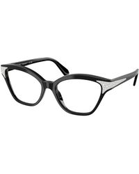 Swarovski - Sk2029 1001 Optical Frames Acetate Cat Eye Normal - Lyst