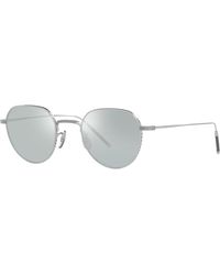 Oliver Peoples - Ov1298T Tk-4 5254 Optical Frames Titanium Pantos Normal - Lyst