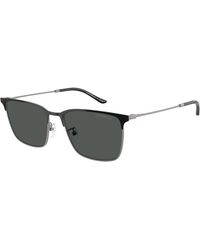 Emporio Armani - Ea2164D 300187 Sunglasses Metal Squared Normal - Lyst