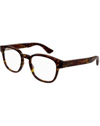 Gucci - Gg1343O 002 Optical Frames Plastic Squared - Lyst