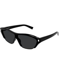 Saint Laurent - Sl 704 001 Sunglasses Acetate Mask - Lyst
