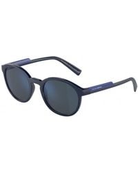 Dolce & Gabbana - Dg6180 329425 Sunglasses Plastic Dark Pantos Anti- Light Mirrored - Lyst