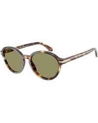 Giorgio Armani - Ar8237 623214 Sunglasses Acetate Round Normal - Lyst