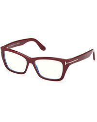 Tom Ford - Ft6132-B 069 Optical Frames Acetate Butterfly Normal - Lyst