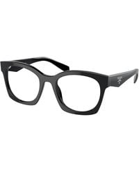Prada - Pr A05V 27A1O1 Optical Frames Acetate Geometric Normal - Lyst