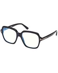 Tom Ford - Ft5908-B 001 Optical Frames Acetate Geometric Normal - Lyst