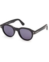 Tom Ford - Ft1404 Nils-02 01V Sunglasses Acetate Round Normal - Lyst