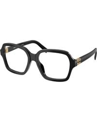 Miu Miu - Mu 03Yv 16K1O1 Optical Frames Acetate Squared Normal - Lyst