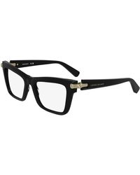 Longchamp - Lo2766 001 Optical Frames Acetate Cat Eye Normal - Lyst