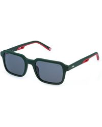 Fila - Sfib07 7Gdp Sunglasses Acetate Smoke Squared - Lyst