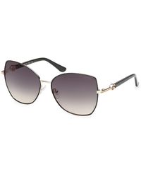 Guess - Gu00259 96P Sunglasses Metal Butterfly Normal - Lyst