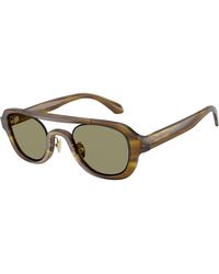 Giorgio Armani - Ar8247 63302A Sunglasses Acetate Geometric Normal - Lyst