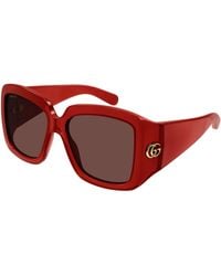 Gucci - Gg1402S 003 Sunglasses Acetate Squared Normal - Lyst