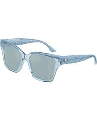 Jimmy Choo - Jc5003 50387C Sunglasses Acetate Pillow Normal Mirror - Lyst