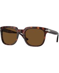 Persol - Po3323S 24/57 Sunglasses Acetate Squared Polarized - Lyst