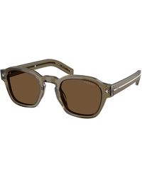 Prada - Pr A16S 18T70F Sunglasses Acetate Pantos Normal - Lyst