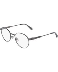 Ferragamo - Sf2596 018 Optical Frames Titanium Geometric Normal - Lyst